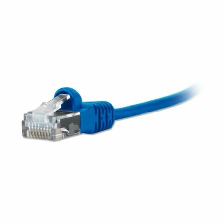 LIVEWIRE MicroFlex Pro AV-IT CAT6 Snagless Patch Cable 1 ft., Blue LI208908